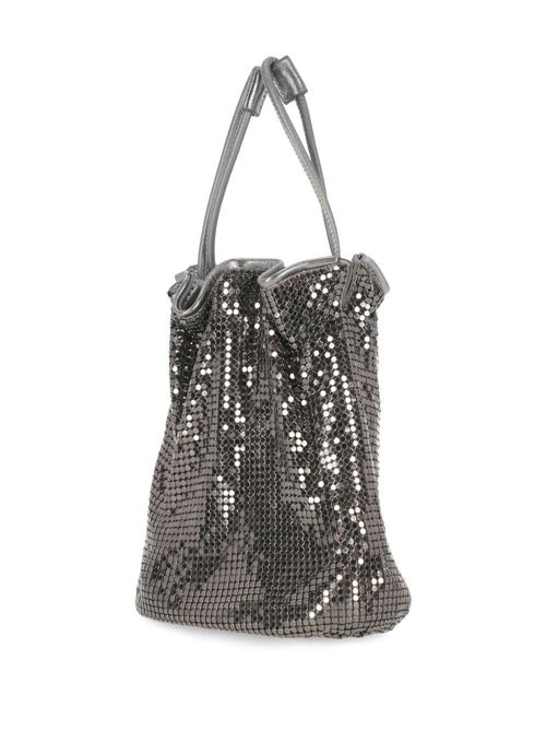 silver-tone metal mesh design stud Anya Hindmarch | 188999ANTRACHITE